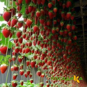 Клубника ампельная Анастасия купить по цене от 370р. в интернет-магазине «Посадика» с доставкой почтой в в Санкт-Петербурге и по всей России – [изображение №1].