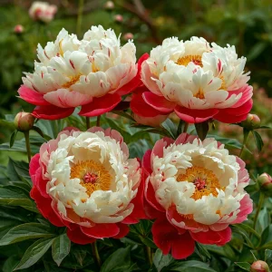 Пион Коралловый Каскад купить по цене от 490р. в интернет-магазине «Посадика» с доставкой почтой в в Санкт-Петербурге и по всей России – [изображение №1].
